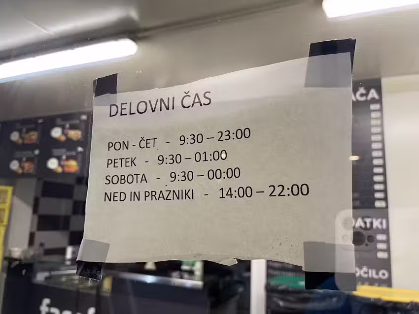 Fast food, snack bar, doo